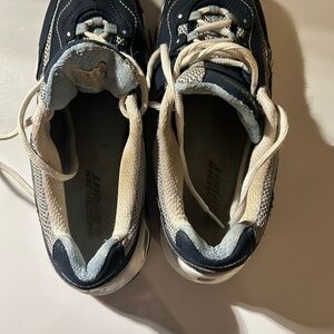 Skechers Kids Navy and Cream Sneakers